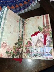 Shabby Christmas Junk Journal Scrapbook Usa Seller