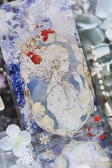 Fantasy & Magic Anime Girl Scrapbooking Stickers Shell Foils PET Tape 3.2ft Long