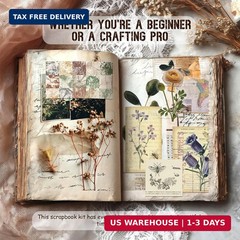 450 PCS Vintage Scrapbook Supplies Junk Journal Supplies, Scrapbook Supplies …
