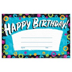 30 Count 5.5×8.5 Inch Color Harmony Birthday Recognition Awards T-81090