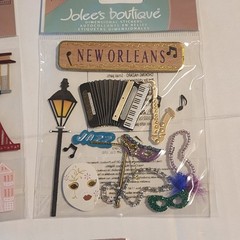 5 Scrapbook Stickers Lot Bundle Cities Travel Destinations Crafts DIY