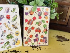 Lot of 4 Insect Themed Sticker Sheets AGC Hallmark Trend Loose Complete