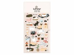 MEOW – Adorable scrapbooking sticker ( Cats )