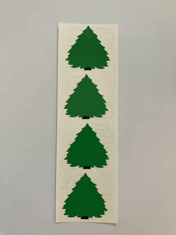 Mrs. Grossman’s Christmas Tree Stickers 1979 VTG