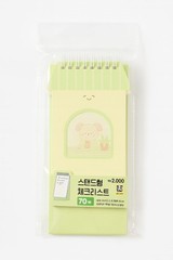 Daiso Korea Cute Stationery Set Notepad Sticky Notes Magnets Page Markers Kawaii