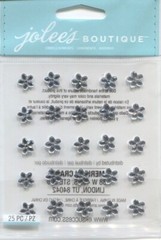 Mini Flower Gems – Diamond, 3D scrapbook Stickers Jolees 50-21410