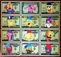 You Pick! Spongebob Squarepants Money Sticker / Decal vending machine type NEW