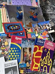 Mixed Lot of Stickers Tickets Guides . Stickopotamus, Disney, Paper Stuff Etc