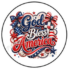 GOD BLESS AMERICA 4TH OF JULY ENVELOPE SEALS LABELS STICKERS PARTY FAVORS