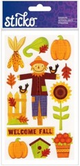 Welcome Fall, autumn, scrapbook stickers – Sticko 00345