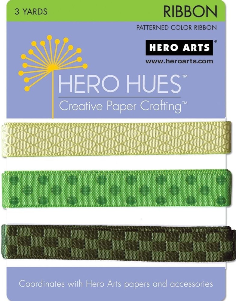 Ribbon Trim, Foliage Hero Hues, scrapbook embellishment – Hero Arts CH228