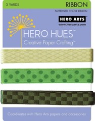 Ribbon Trim, Foliage Hero Hues, scrapbook embellishment – Hero Arts CH228