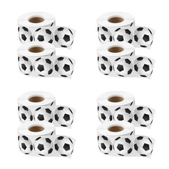 Soccer Ball Stickers, 8 Rolls Football Stickers, Self-Adhesive Sports Labels …