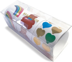 Beary Cute 3-Roll Sticker Gift Box with over 175 Premium Stickers with Bears, Ra
