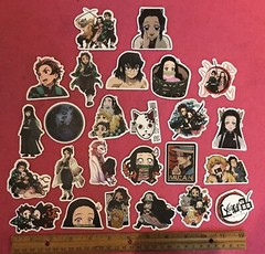 LOT OF 10 pcs Demon Slayer: KIMETSU NO YAIBA cartoon Stickers characters anime