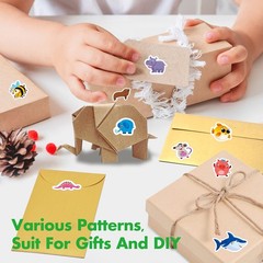 2680+ Animal Stickers, 64 Sheets Adorable Cartoon Animal Designs, Various The…