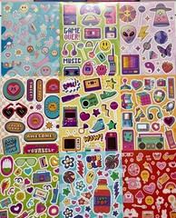 300 STICKER Lot, Sandylion Hallmark Crafters Corner American Greetings Trend +