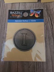 Dazzles Hot Off The Press Metal Monogram Charm Token Lot (7 Packages