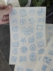 Vintage 80s 90s Color Your Own Stickers Sheets Lot Of 21 Pages Rainbows Bears