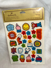 New Sealed Vintage 1979 Hallmark All Occasion Calendar Reminder Stickers
