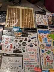 Huge Lot of 55 Scrapbooking Stickers, Jolees, Sticko, Recollections… NICE LOT