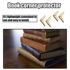 100 Pcs 15mm Gold Metal Book Corner Protectors Vintage Photo Corner Protector
