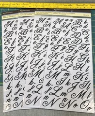Reflections Glitter Sticker Alphabets / Letters 139 Pc
