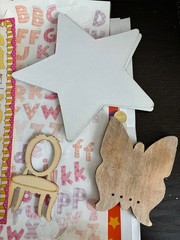Huge Lot( 50) Scrapbooking/craftbox/Sticker/Glitter/Ribbon/Glue gun/pinks/pastel