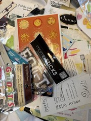 Recollections Mixed Lot Scrapbooking Embellishments Stickers Chipboard Die Cuts