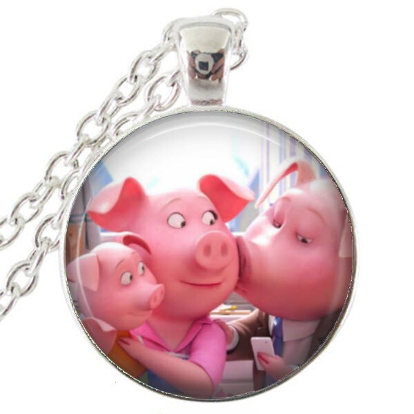 Sing Silver Bezel Necklace 2