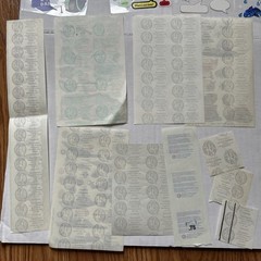 Partial Sticker Sheets & Mods Mrs Grossman, Stickomotomus, Sandylion, Meyer