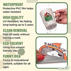 Whimsical 12-Piece Opossum Sticker Set – Durable & Waterproof for All Surfaces