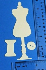 SEWING ROOM cardstock paper die cut embellishments