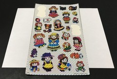 Vintage 1983 Morgan Mark 1 Chrome Prism Stickers – Doll Stickers – Missing 2