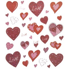 THE PAPER STUDIO Stickabilities LOVE & HEARTS Stickers – 68 pcs