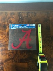 NCAA Multi-Use Decal Reusable/Removable – WinCraft – NEW – ALABAMA CRIMSON TIDE