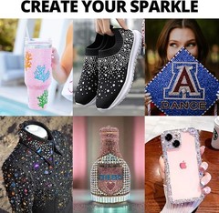 All-in-One 33000 Piece Rhinestone Set with B7000 Glue – Perfect for Crafting