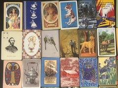 Lot of 50 Single Playing Cards for Junk Journal – vintage to modern mixed