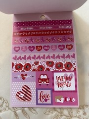 RECOLLECTIONS VALENTINE’S DAY STICKERS 216 PC STICKERS 12 SHEETS ROMANCE