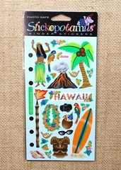 Stickopotamus Binder Stickers Hawaii SP-CY-10 Photo Safe Scrapbooking