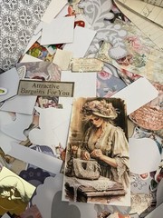 25 Piece Ephemera Lot Junk Journal Grab Bag Scrapbooking Supplies