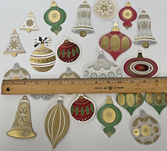 Anna Griffin Embellishments Christmas Ornaments 20+ Some Are 3D Card Making