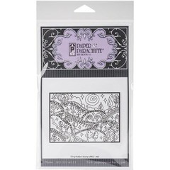 Paper Parachute Rubber Stamp DESIGN HILLS UMCS963 Scrapbooking