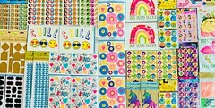 399 Lot Stickers Planner Craft Scrapbook Variety Book All shapes & Sizes