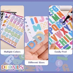 1700+ Colorful Alphabet & Number Sticker Collection for Creative DIY Projects
