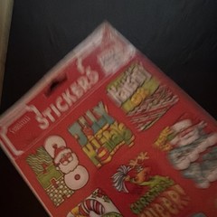 Christmas Stickers Multicolor Self-Adhesive Peel & Stick, 36 Sheet, Naughty