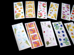 Lot Vintage paper, Months in Bloom stickers, Holly Days & Dazzle, Soft Linen Pk