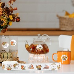 360 Pcs Fall Thanksgiving Thank You Stickers Holiday Envelope Seals Party Favors