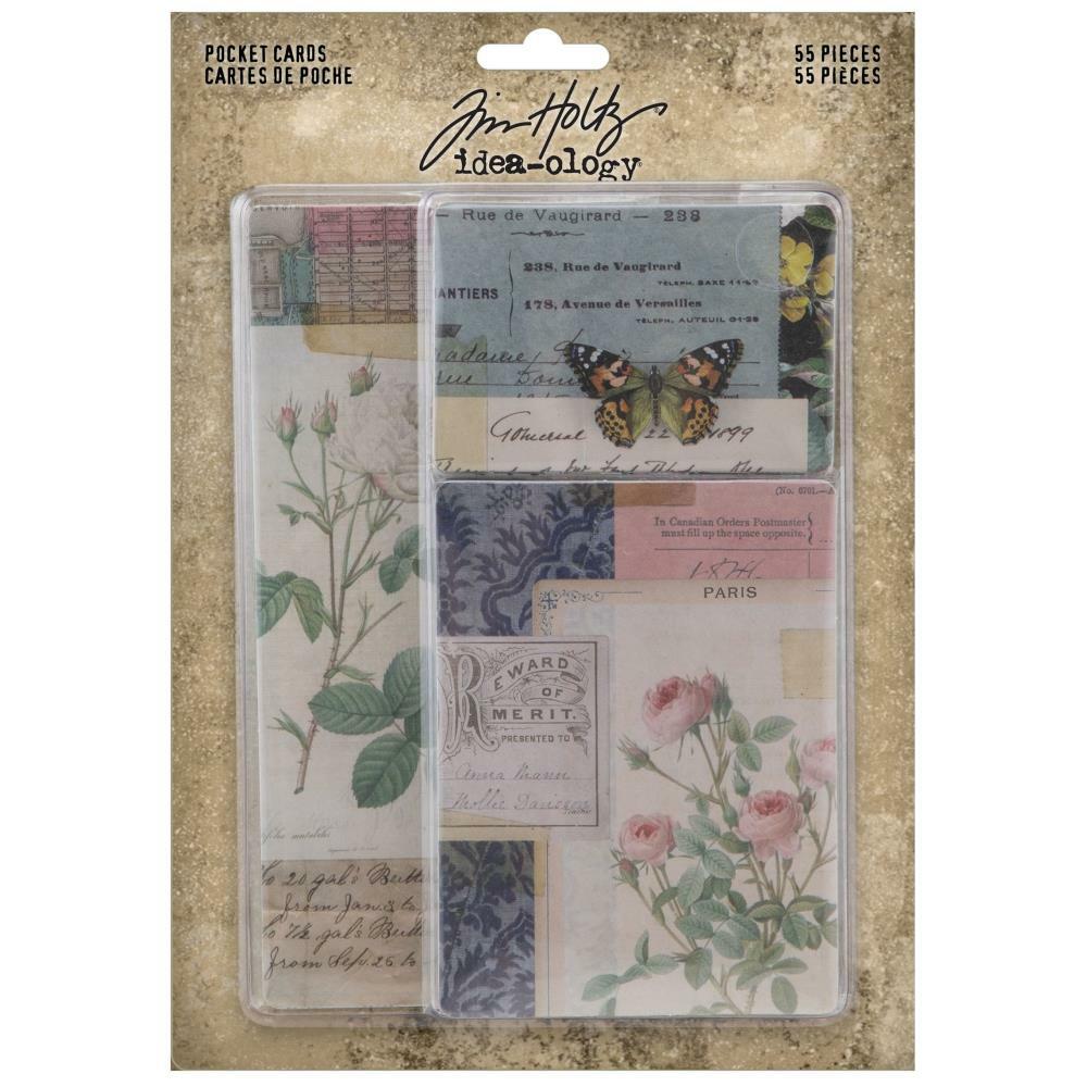 Tim Holtz Idea-ology – Pocket Cards 55Pc, TH94226