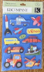 K&Company DI Rough & Tumble Vehicles Bus Rocket Police Airplane Tractor Boys Toy